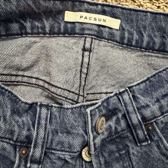 PAC SUN Baggy Flare Jeans Y2K Patchwork Women's Sz 25 - Picture 11 of 15